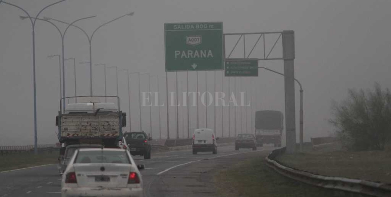 Advierten por niebla en rutas del centro y sur de Santa Fe