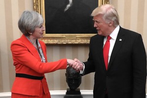 ELLITORAL_216174 |  Internet Donald Trump y Theresa May.
