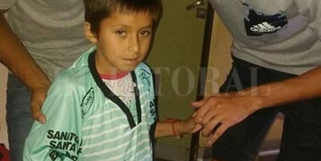 Conti y Leguizamón visitaron a Iñaki en el hospital de Niños