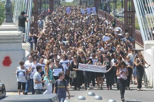 Archivo El Litoral La respuesta social fue inmediata: el asesinato de Vanesa no puede quedar impune.