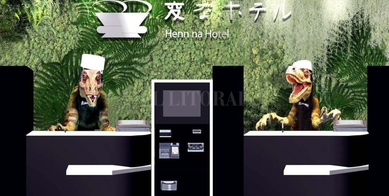 2 dinosaurios robot son recepcionistas de un hotel en Tokio - El Litoral