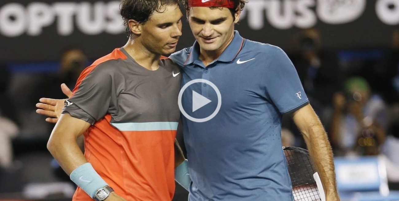 Imperdible: Se vuelven a cruzar Federer y Nadal