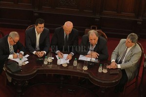 Guillermo Di Salvatore Lino, Calvo, Bonfatti, Morini y Rubeo.