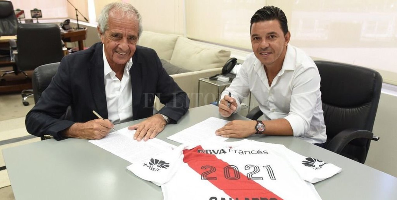 Gallardo renovó su contrato con River hasta el 2021