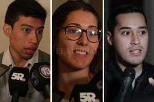 Guillermo Di Salvatore Joel, Camila y Arturo dialogaron con El Litoral