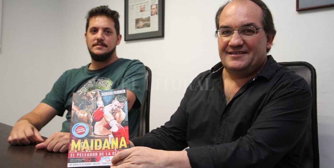 Ferrer presenta el libro "Maidana, el peleador de la década"