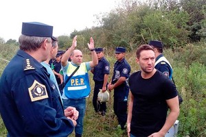 ELLITORAL_177745 |  El Día de Gualeguaychú Imagen del operativo que se desplegó por el caso