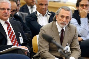 ELLITORAL_212026 |  Internet Los considerados cabecillas de la trama Gürtel, Francisco Correa y Pablo Crespo, al comienzo del juicio, en octubre de 2016
