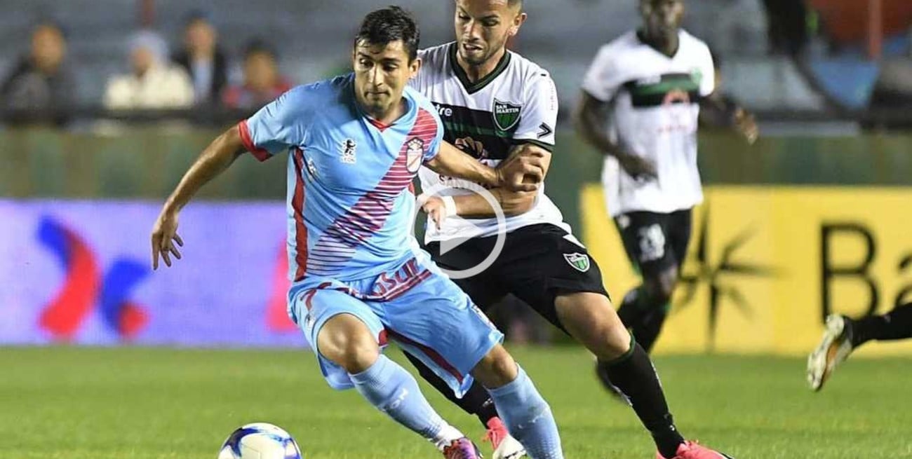 San Martín SJ aprovechó un error de Arsenal y se quedó con los tres puntos