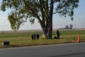 ELLITORAL_159936 |  DyN El cadáver de una mujer fue encontrado calcinado y dentro de una valija a la vera de la ruta 2 cerca de Dolores