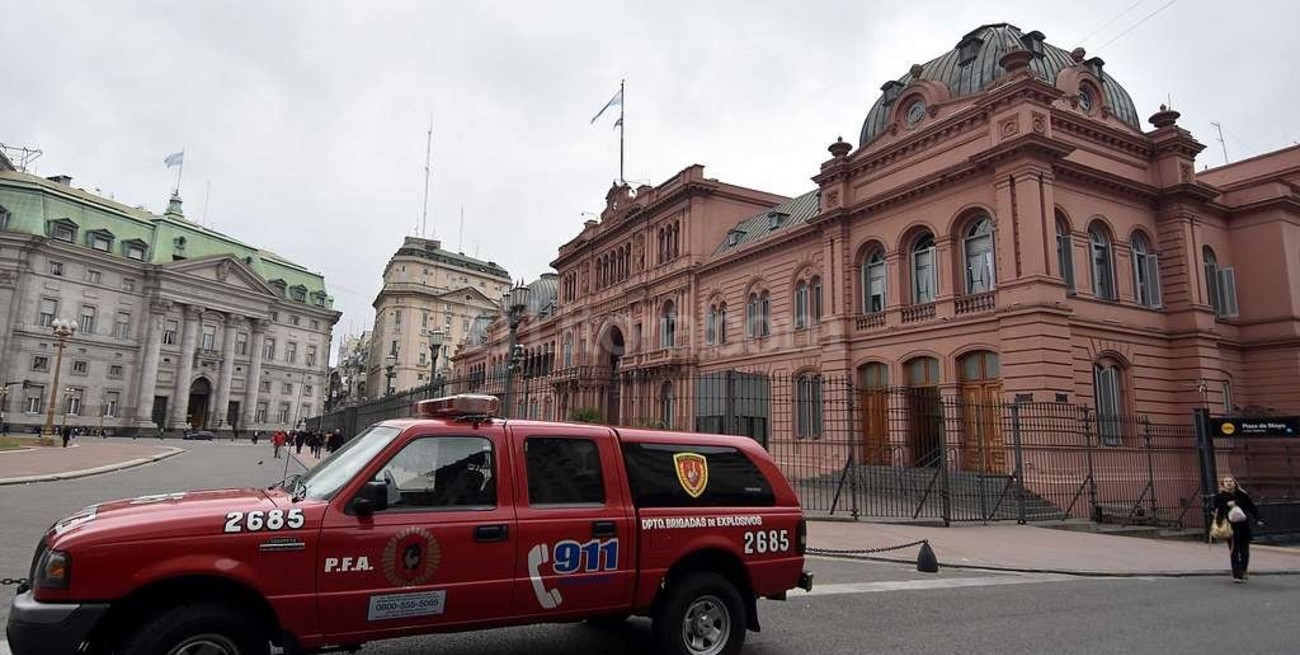 Amenaza de bomba en la Casa Rosada