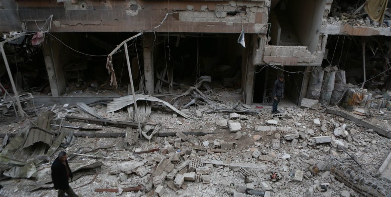 Estremecedoras imágenes de los ataques aéreos en Siria