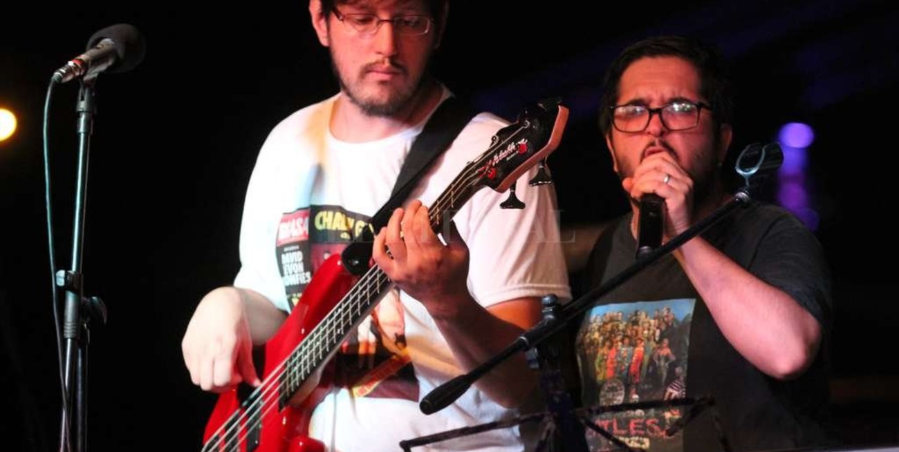 Segades y Juane Voutat en "Santa Fe quiere rock" 