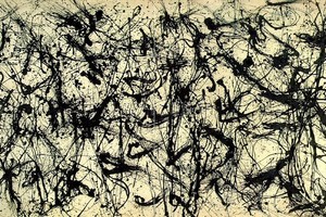 ELLITORAL_207288 |  Captura digital El cuadro de Pollock que será subastado y se esperan obtener 40 millones de dólares.