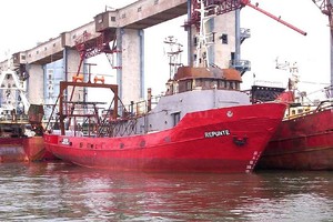 ELLITORAL_182860 |  DyN Repunte , el pesquero hundido a unos 80 km de la costa de Rawson.