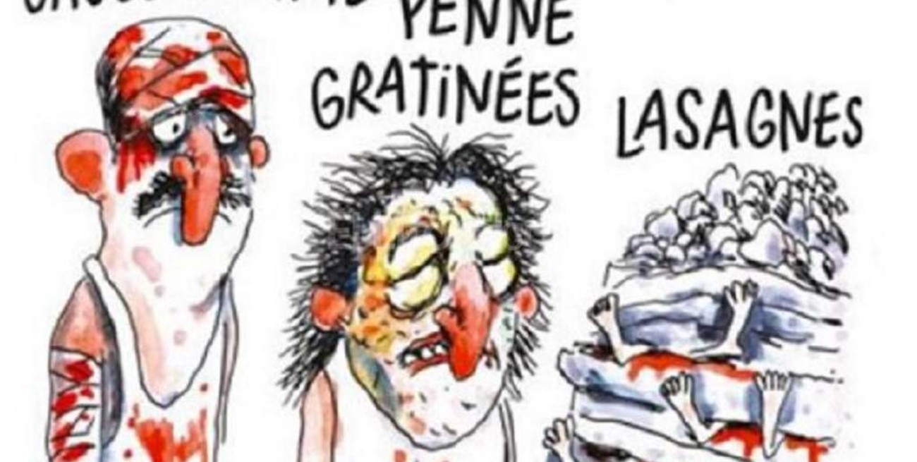 Localidad italiana arrasada por terremoto demanda a "Charlie Hebdo"