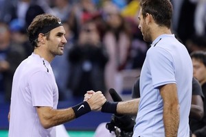 ELLITORAL_208221 |  Internet Federer venció a Del Potro en Basilea en el 2017.