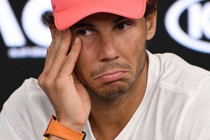 ELLITORAL_202712 |  Reuters Rafael Nadal en la conferencia de prensa tras la salida del AO 2018.