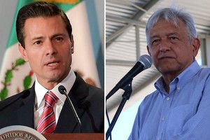 ELLITORAL_215045 |  Internet Enrique Peña Nieto, presidente de México y Andrés Manuel López Obrador, el candidato que podría sustituirlo.