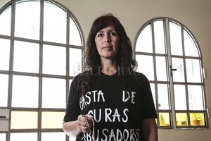 ELLITORAL_207723 |  Télam. Julieta Añazco, referente de la organización Red de Sobrevivientes de Abuso Sexual Eclesiástico.