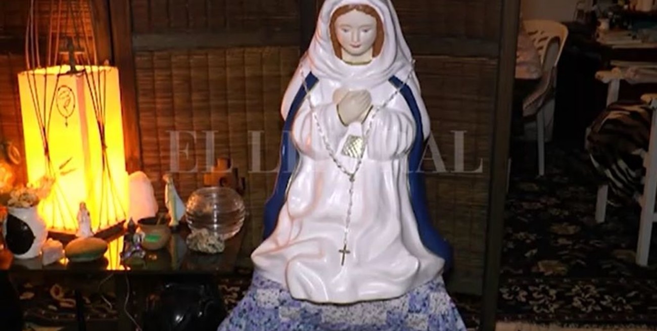 Tras ser vandalizada, la Virgen del Cerro regresa a la Costanera Este