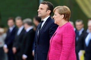 ELLITORAL_209319 |  Internet Emmanuel Macron y Ángela Merkel.