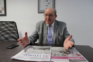 ELLITORAL_221473 |  Manuel Fabatia ELÍAS SOSO.  La provincia ahora también se encuentra con un angustioso problema que es la caída de la obra pública, y parece que en el interior tenemos que pagar el pato. Ahí también se nota que está descuartizado el poder federal .