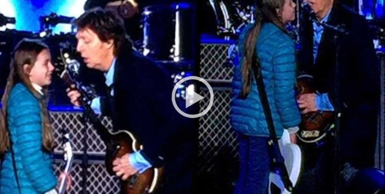 Una niña se robó el protagonismo en el segundo show de Paul McCartney