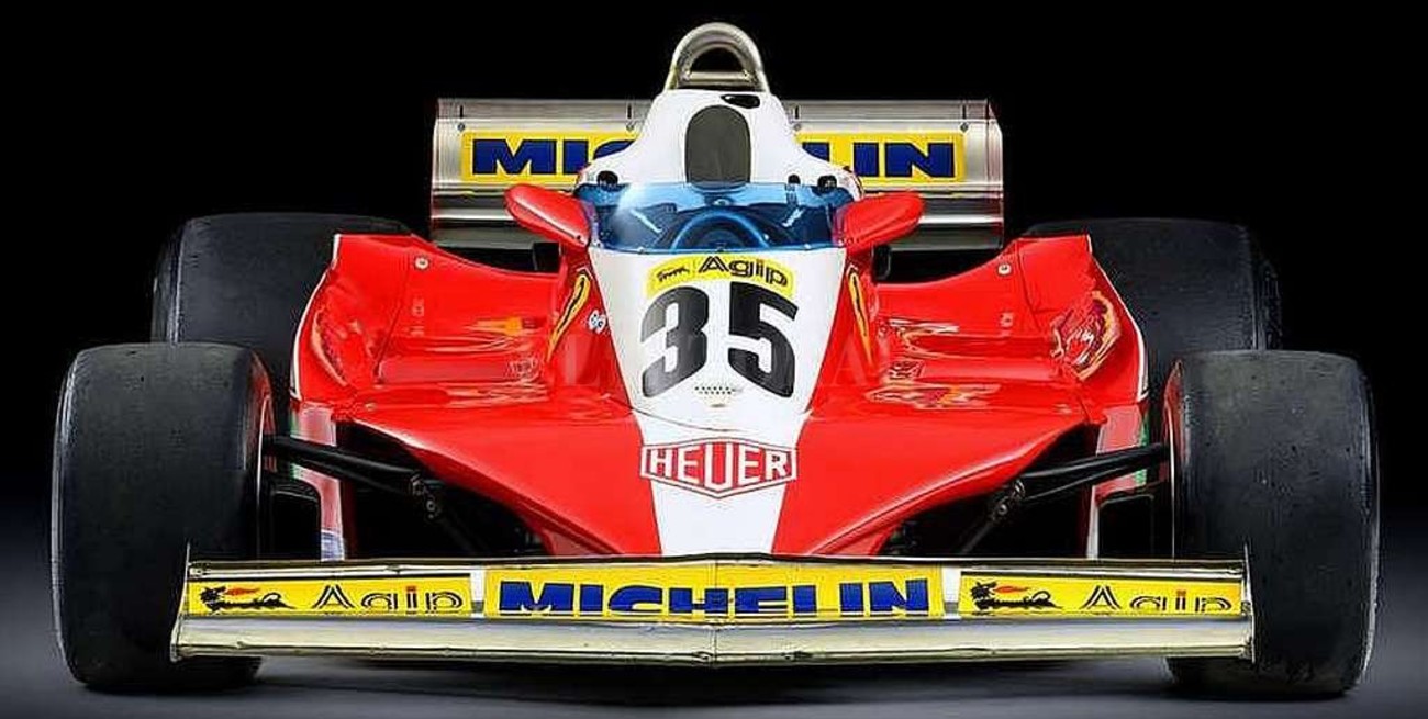 Subastan la Ferrari con la que Reutemann ganó el GP de EEUU en 1978