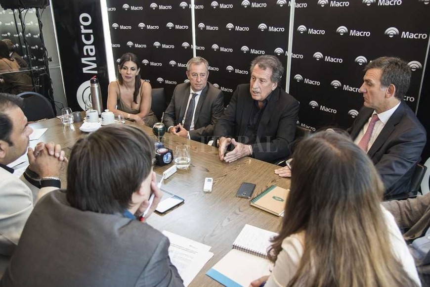 ELLITORAL_195913 |  Marcelo Manera CON LOS MEDIOS. Los directivos del Macro compartieron los alcances de la iniciativa en una rueda de prensa.