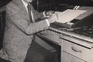 DyN Landrú utilizó humor surrealista para satirizar tanto a los políticos como a los temas de actualidad, especialmente en la revista Tía Vicenta.