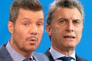 Diseño El Litoral Macri y el conductor televisivo, enfrentados.
