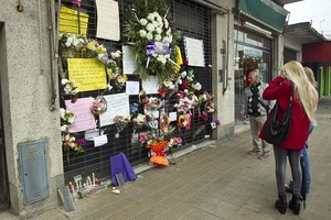ELLITORAL_183641 |  DyN Frente del local donde funciona la escuela de danza cuya delegación sufrió el accidente en Mendoza.