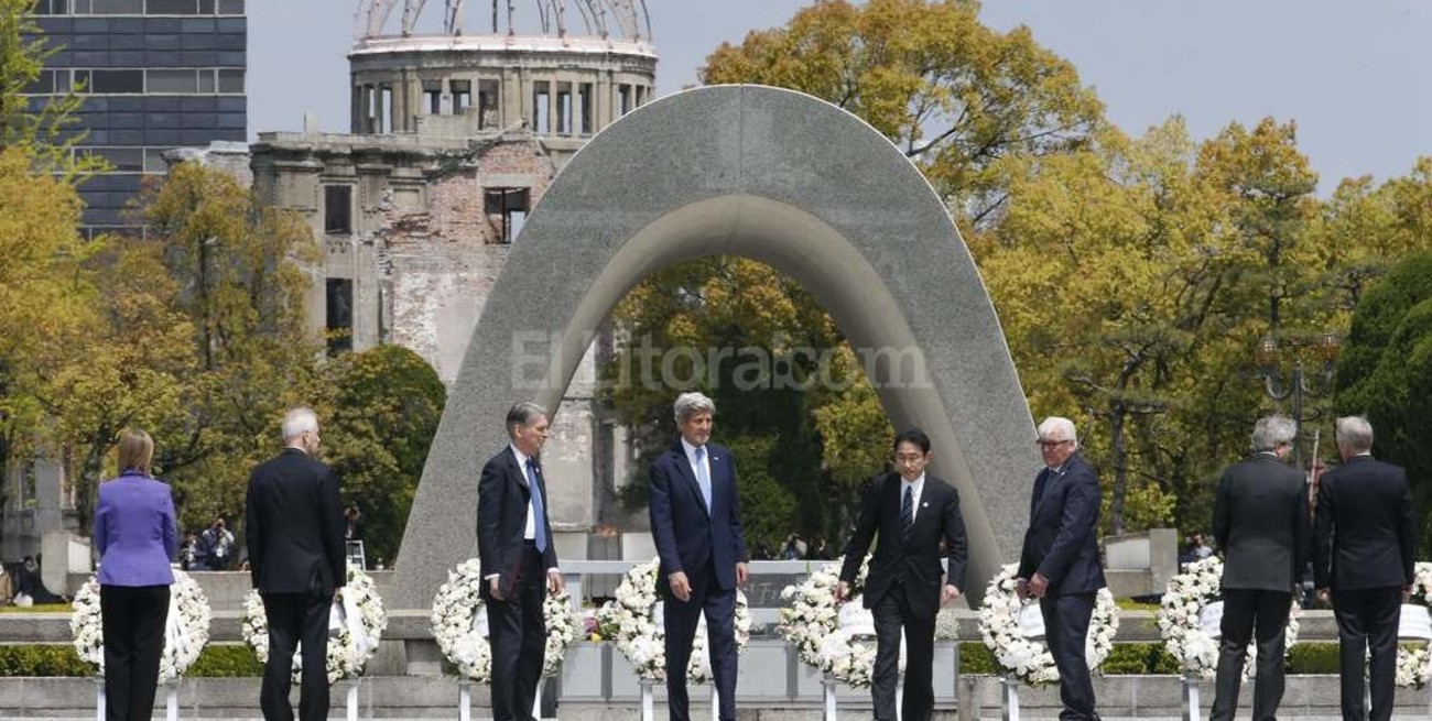 John Kerry, el primer secretario de Estado en visitar Hiroshima