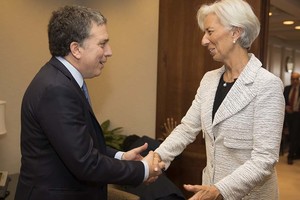 ELLITORAL_210821 |  Ministerio de Hacienda Hasta tanto logremos cerrar el acuerdo con el FMI, nos hemos comprometido a no hablar de cifras o modalidades , dijo Dujovne tras su reunión con Christine Lagarde.