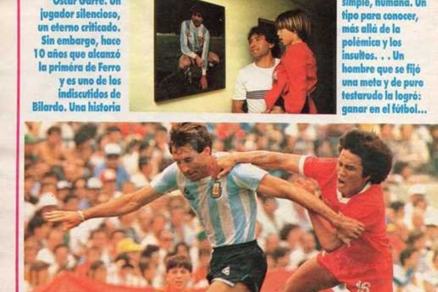 ELLITORAL_188164 |  El Gráfico Reproducción de El Gráfico, en una entrevista que se le hizo a Garré apenas terminado el Mundial de México. Ese equipo se fue en medio de las duras críticas y el descreimiento generalizado.