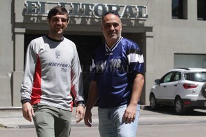 ELLITORAL_197180 |  Mauricio Garín Cabezas de grupo. Damián Zuqueli y Cristian Carlen fueron los capitanes en los momentos dorados del club Ateneo.