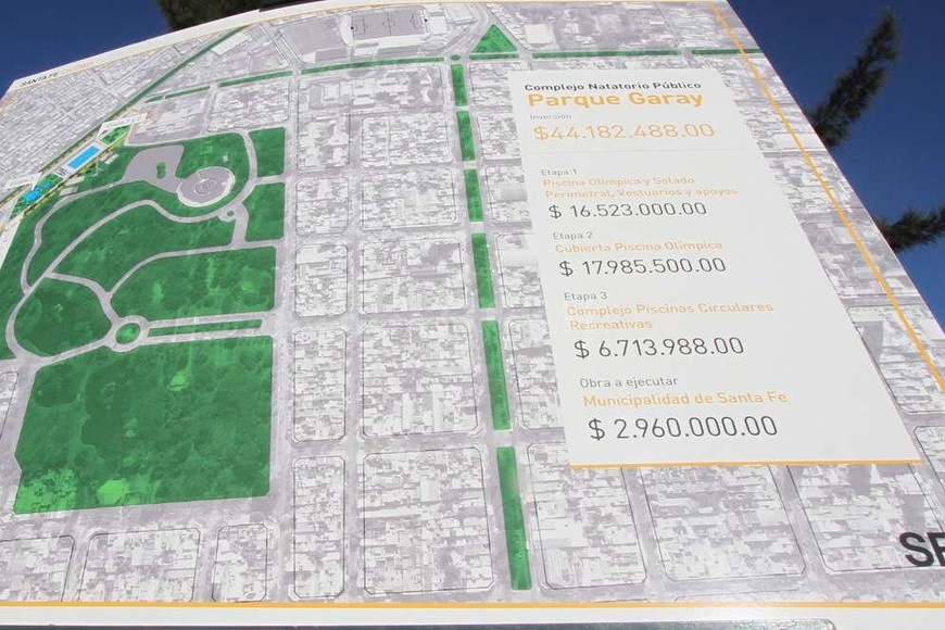 ELLITORAL_178424 |  Municipalidad de Santa Fe Costos de la inversión, presentados hoy por la Municipalidad.