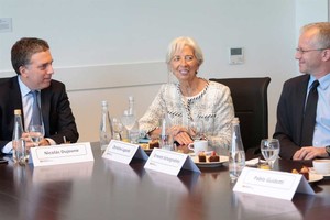 ELLITORAL_206086 |  La Nación Lagarde ya se reunió con el ministro de Hacienda, Nicolás Dujovne