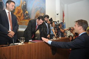 ELLITORAL_197727 |  Flavio Raina. En un concejo dividido en tres, el edil justicialista Sebastián Pignata logró tejer los acuerdos para seguir en la presidencia del Cuerpo.