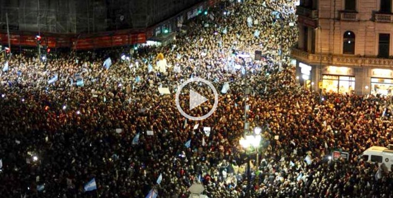 #21A: Miles se manifestaron para pedir el desafuero de Cristina Fernández