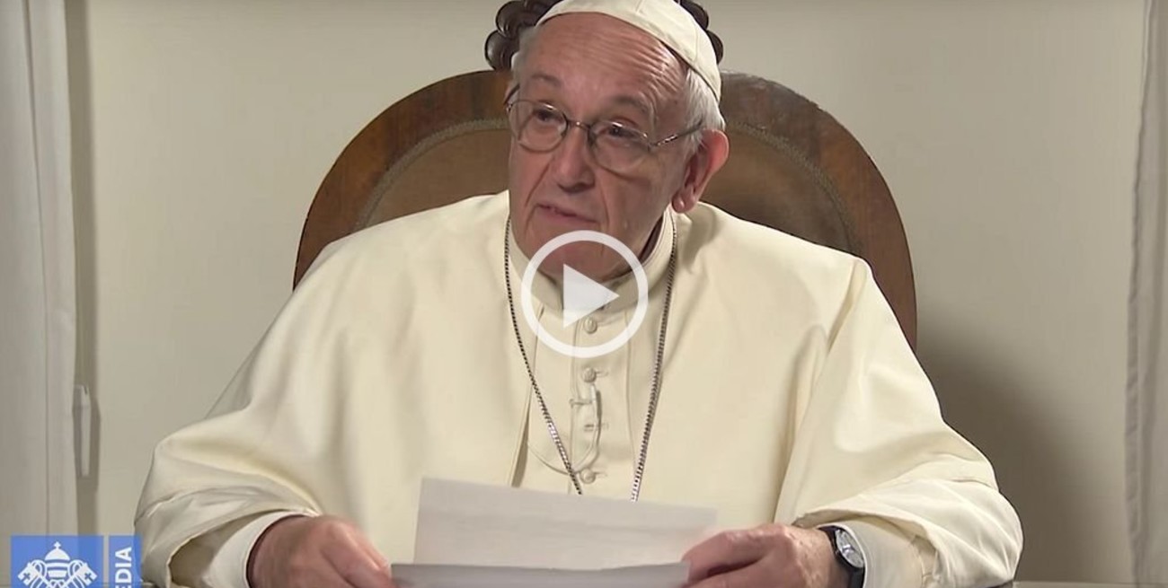 El papa envió un videomensaje antes de su viaje a Chile y Perú