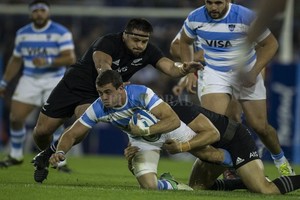 ELLITORAL_193731 |  Archivo El Litoral Emiliano en acción, durante el más reciente partido ante los All Blacks, que serán nominados como Mejor Equipo de 2017.