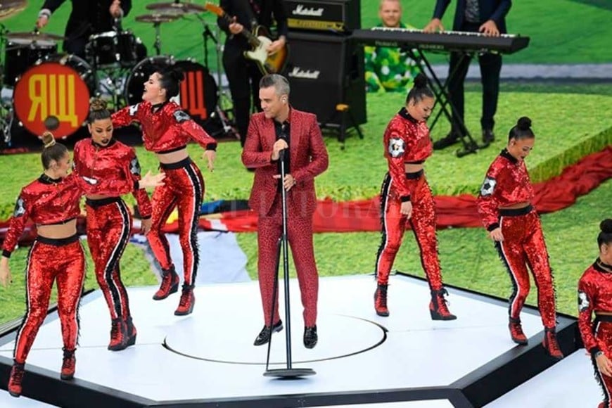 ELLITORAL_214139 | FIFA Robbie Williams fue el artista encargado de protagonizar el espectáculo