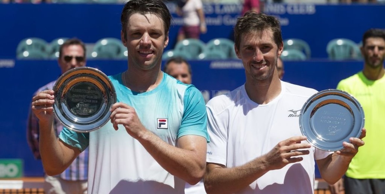 Zeballos y Molteni se consagraron campeones en el dobles del Argentina Open