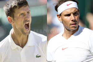 ELLITORAL_215939 |  Internet Novak Djokovic y Rafael Nadal pasaron la primera ronda de Wimbledon este martes.