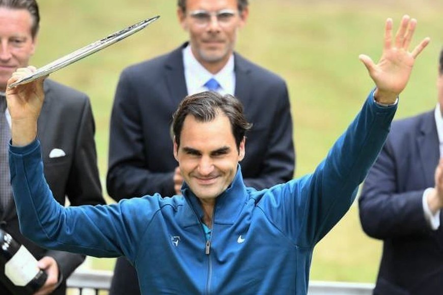 ELLITORAL_215001 |  Internet Federer perdió la final de Halle frente a Berna Coric.