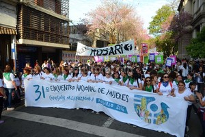 ELLITORAL_163304 |  Telam El Encuentro Nacional de Mujeres se desarrolla en la ciudad de Rosario