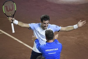 ELLITORAL_208008 |  AP - Gustavo Garello Argentina venció a Chile por 3-2 en la Copa Davis