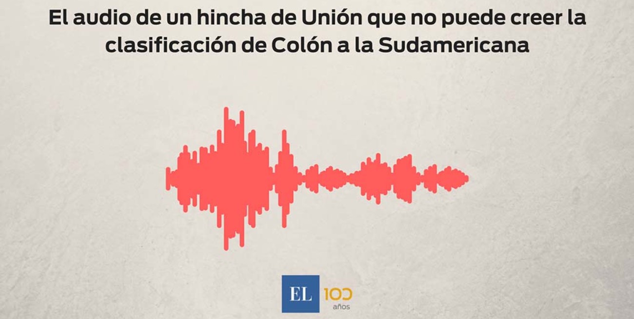 El audio de un hincha de Unión que no puede creer la clasificación de Colón a la Sudamericana